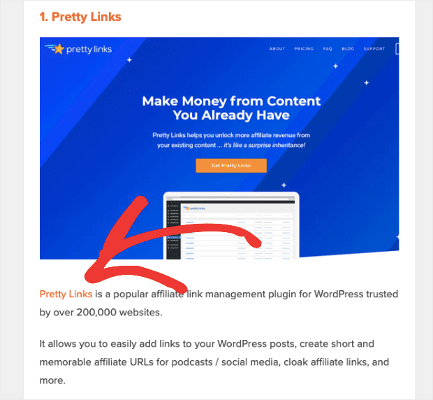 second way to monetize email list